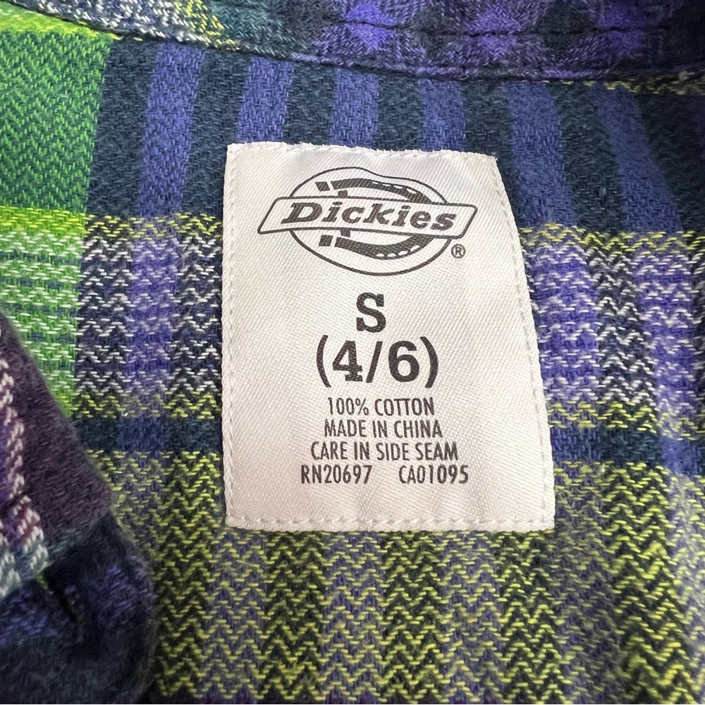 Dickies Multicolor Plaid Button-Down Shirt - Picture 2 of 11
